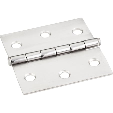 Hardware Resources Stainless Steel 2-1/2"x2-1/2" Swaged Butt Hinge 33524SS